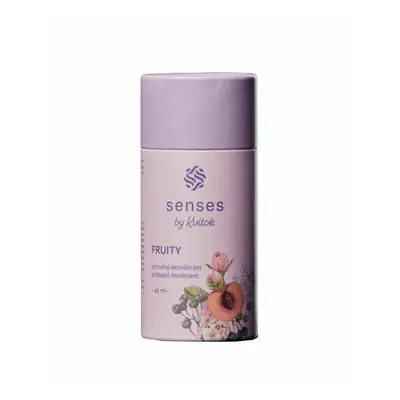 Kvitok Tuhý Deodorant SENSES - Fruity, 42ml