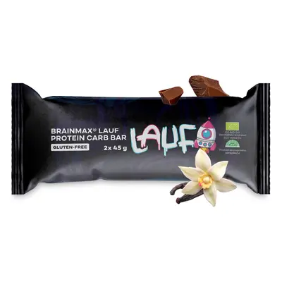 BrainMax Pure BrainMax Lauf Protein Carb Bar, proteinová-sacharidová tyčinka, BIO, 2x45 g