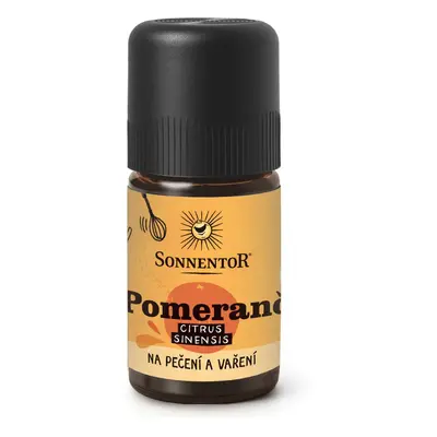 Sonnentor Pomeranč, éterický olej na pečení a vaření, BIO, 5 ml