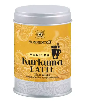 Sonnentor Kurkuma Latte - vanilka BIO, dóza