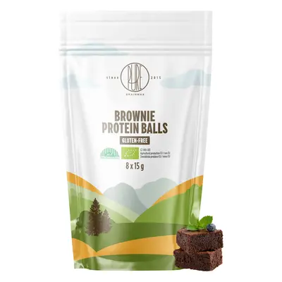 BrainMax Pure Protein Balls Brownie, Proteinové kuličky, Brownie, BIO, 8 ks