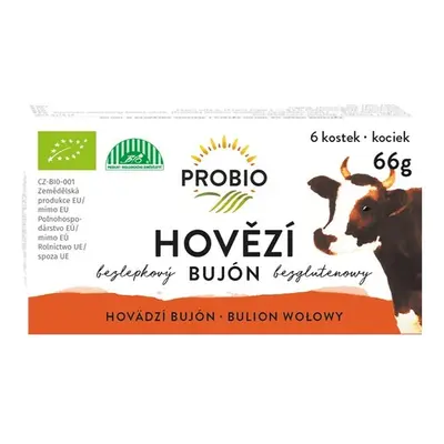 PROBIO - Bujón hovězí, kostky 6 x 0,5 l, BIO, 66 g