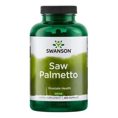 Swanson Saw Palmetto (Serenoa plazivá), 540 mg, 250 kapslí