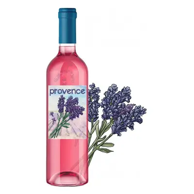 Rybízák Provence, levandulové víno ve skle, 0,75 l