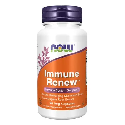 Now® Foods NOW Immune Renew™ - směs hub a extraktu kozince blanitého, 90 kapslí