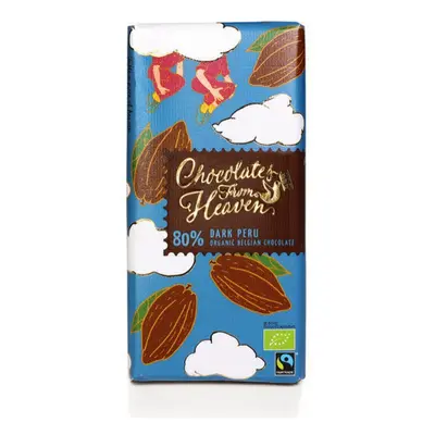 Chocolates from Heaven - BIO hořká čokoláda Peru 80%, 100g