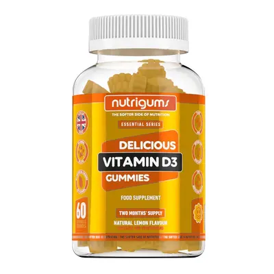 Nutrigums Vitamin D3, 60 želé bonbónů