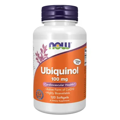 Now® Foods NOW Ubiquinol, Kaneka, 100 mg, 120 softgel kapslí