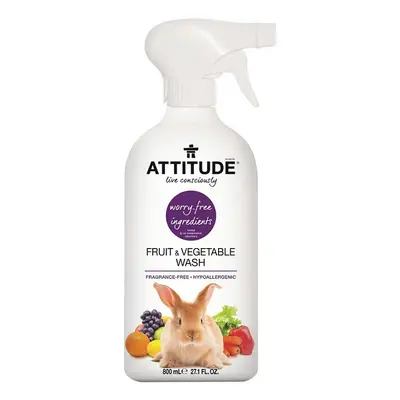 Attitude - Čistící prostředek na ovoce a zeleninu, bez vůně, 800ml