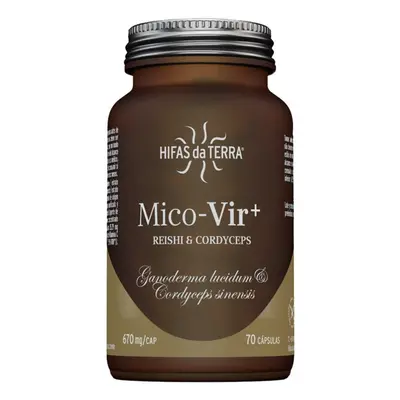 Hifas da Terra Mico-Vir+, Reishi a Cordyceps, 70 kapslí