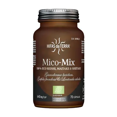 Hifas da Terra Mico-Mix (Reishi, Maitake, Shiitake), BIO, 70 kapslí