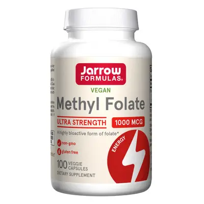 Jarrow Formulas Jarrow Methyl Folate (Aktivní forma kyseliny listové), 1000mcg, 100 rostlinných 