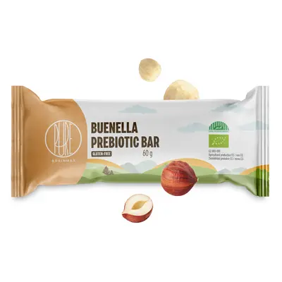 BrainMax Pure Buenella Prebiotic Bar, prebiotická tyčinka, Buenella, BIO, 60 g