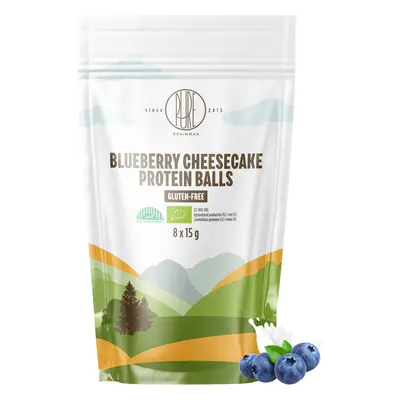 BrainMax Pure Protein Balls Blueberry Cheesecake, Proteinové kuličky, Borůvkový cheesecake, BIO,