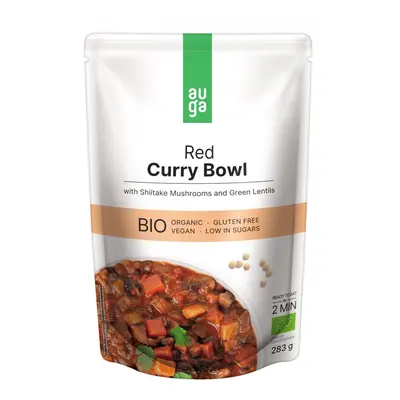 AUGA - Bio Red Curry Bowl s červeným kari kořením, houbami shiitake a čočkou