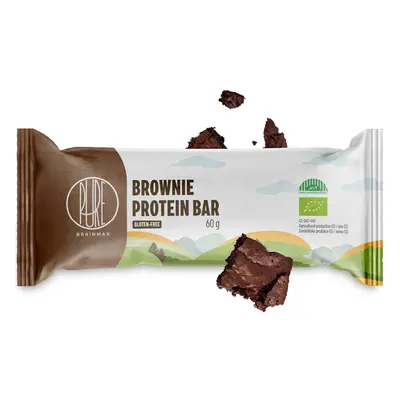 BrainMax Pure Brownie Protein Bar, Proteinová tyčinka, Brownie, BIO, 60 g