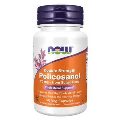 Now® Foods NOW Policosanol 20 mg, 90 rostlinných kapslí