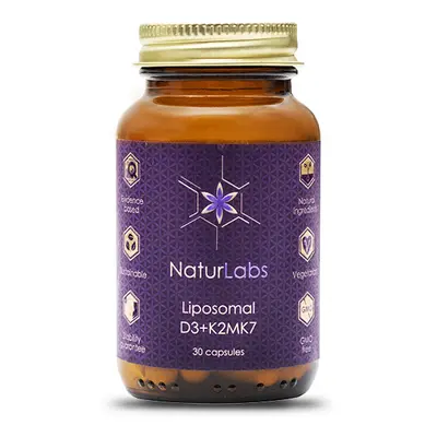 NaturLabs - Liposomální vitamín D3 + K2, 30 kapslí