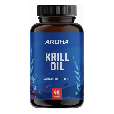 Aroha Krill oil, Krilový olej, 90 kapslí