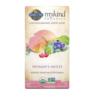 Garden of life Mykind Organics Women's Multi, multivitamín pro ženy, 60 rostlinných tablet