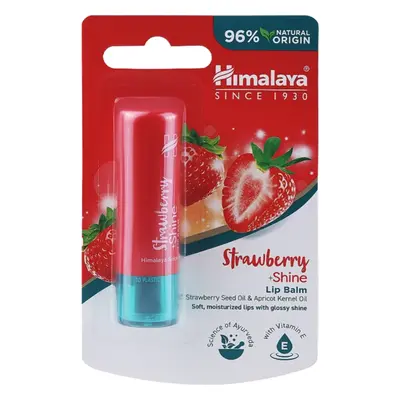 Himalaya Herbals Himalaya Jahodový balzám na rty s leskem, 4,5 g