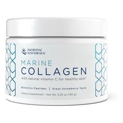 Nordic Naturals Marine Collagen (mořský kolagen), Jahoda, 150 g