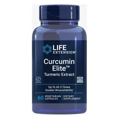 Life Extension Curcumin Elite Turmeric Extract, 500 mg, 60 rostlinných kapslí