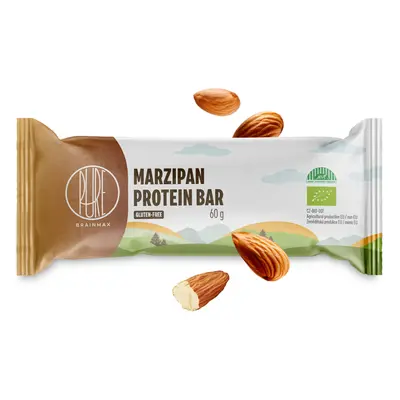 BrainMax Pure Protein Bar, Proteinová tyčinka, Marcipán, BIO