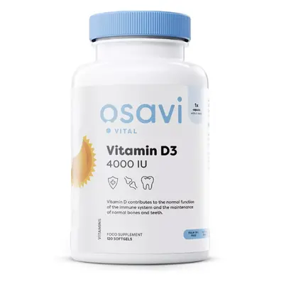 Osavi Vitamín D3, 4000 IU, 120 softgelových kapslí