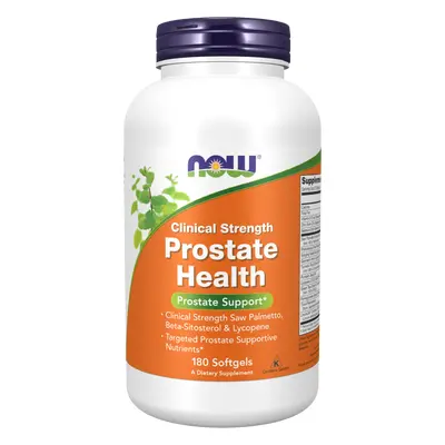 Now® Foods NOW Clinical Strength Prostate Health (podpora prostaty), 180 softgel kapslí