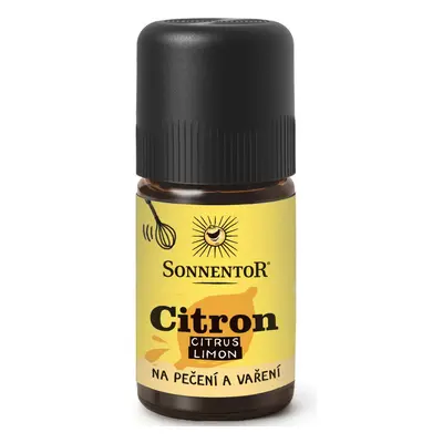 Sonnentor Citron, éterický olej na pečení a vaření, BIO, 5 ml