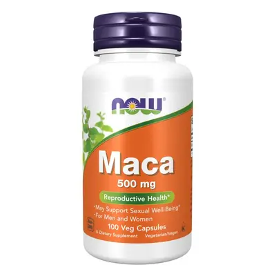 Now® Foods NOW Maca (řeřicha peruánská), 500 mg, 100 rostlinných kapslí