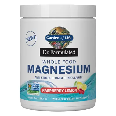 Garden of Life - Magnesium Dr. Formulated (hořčík) - malina a citron, 198g