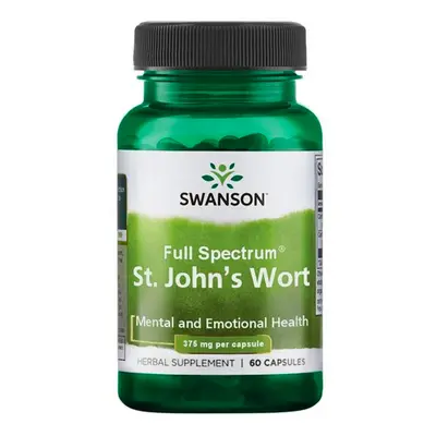 Swanson St. John's Wort (Třezalka tečkovaná), 375 mg, 60 kapslí