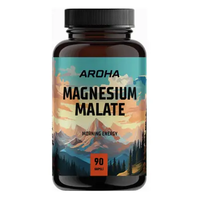 Aroha Magnesium Malate, Hořčík malát, 90 kapslí