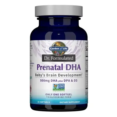 Garden of Life Prenatal DHA (omega pro těhotné ženy) , 30 kapslí