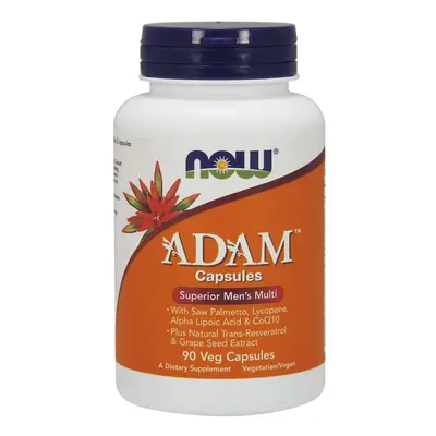 Now® Foods NOW Adam, Multivitamin pro muže, 90 rostlinných kapslí