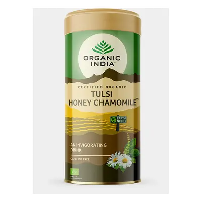 Organic India Tulsi Med + Heřmánek BIO, 100g plech