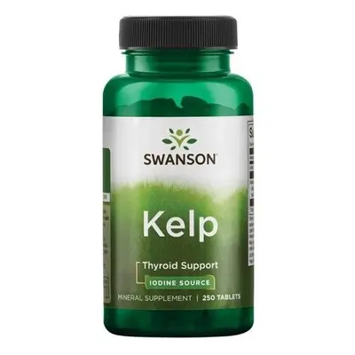 Swanson Kelp (Organický jód), 225 mcg, 250 tablet