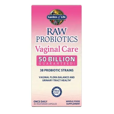 Garden of life Raw Probiotics vaginal care (probiotika pro ženy, vaginální péče), 50 mld. CFU, 3