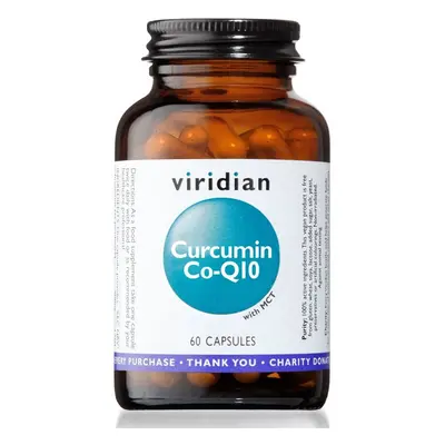 Viridian Curcumin Co-Q10 60 kapslí (Kurkumin a Koenzym Q10)