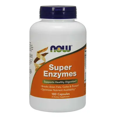 Now® Foods NOW Super Enzymes, komplexní trávící enzymy, 180 kapslí