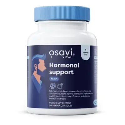 Osavi Hormonal support Man, hormonální podpora pro muže, 30 rostlinných kapslí