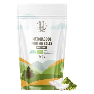 BrainMax Pure Protein Balls MatchaCoco, Proteinové kuličky, MatchaCoco, BIO, 8 ks