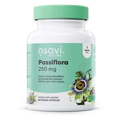 Osavi Passiflora, standardizovaný extrakt z mučenky, 250 mg, 60 rostlinných kapslí