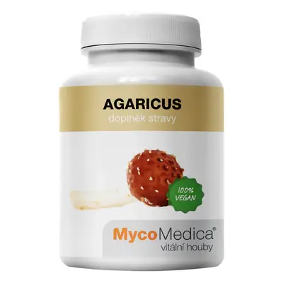 MycoMedica Agaricus, extrakt, 500 mg, 90 rostlinných kapslí