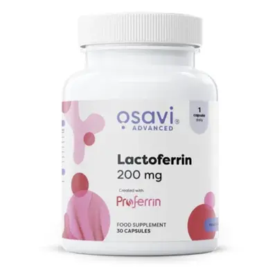 Osavi Lactoferrin, Laktoferin, 200 mg, 30 kapslí