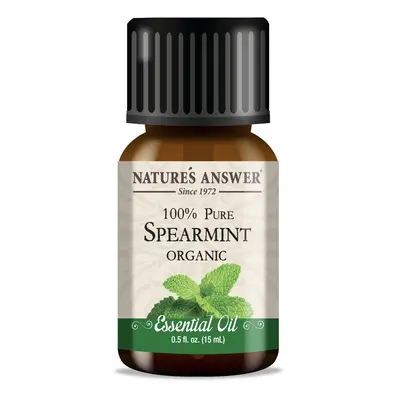 Nature's Answer Spearmint Essential Oil, Máta klasnatá, esenciální olej, BIO, 15 ml