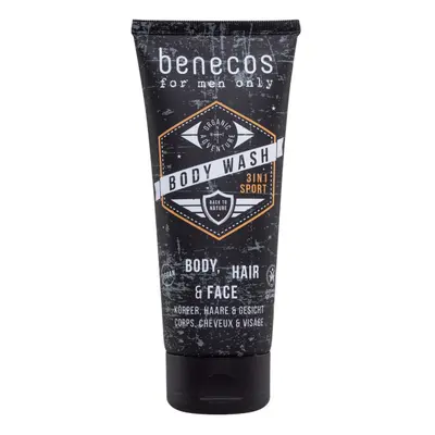 Benecos - Sprchový gel pro muže 3v1 Sport, 200 ml BIO