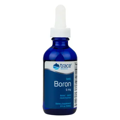 Trace Minerals Ionic Boron (bor v iontové formě), 6 mg, 59 ml